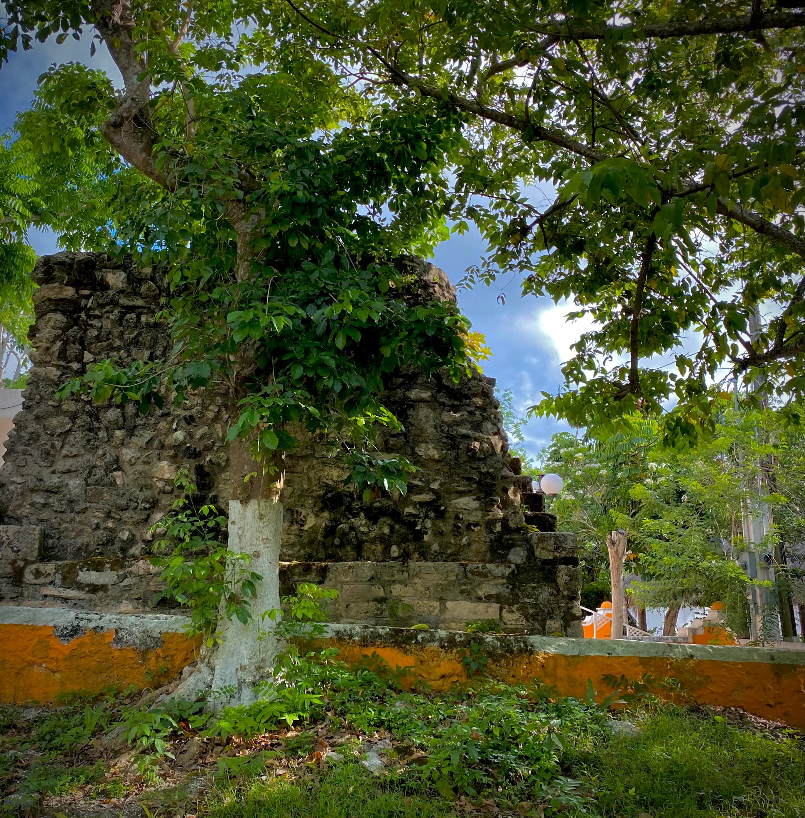 Local stone building